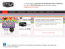 Tablet Screenshot of creart31.com